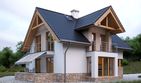 Projekt domu LK&1130 - parterowy z poddaszem dom o powierzchni 134,95 m², dach dwuspadowy - ujęcie 3