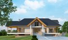Projekt domu LK&1127 - parterowy z poddaszem dom o powierzchni 194,64 m², dach wielospadowy - ujęcie 2