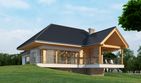 Projekt domu LK&1127 - parterowy z poddaszem dom o powierzchni 194,64 m², dach wielospadowy - ujęcie 5
