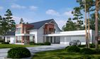 Projekt domu LK&1123 - parterowy z poddaszem dom o powierzchni 303,97 m², dach dwuspadowy - ujęcie 2