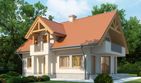 Projekt domu LK&1122 - parterowy z poddaszem dom o powierzchni 132,91 m², dach dwuspadowy - ujęcie 2