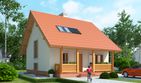 Projekt domu LK&1118 - parterowy z poddaszem dom o powierzchni 99,97 m², dach dwuspadowy - ujęcie 3