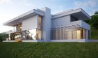 Projekt domu LK&1117 - z pełnym piętrem dom o powierzchni 351,07 m², dach płaski - ujęcie 2