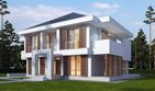 Projekt domu LK&1115 - z pełnym piętrem dom o powierzchni 247,68 m², dach kopertowy - ujęcie 2