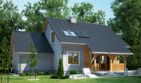 Projekt domu LK&1112 - parterowy z poddaszem dom o powierzchni 103,87 m², dach dwuspadowy - ujęcie 2