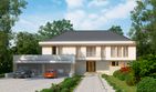 Projekt domu LK&1086 - z pełnym piętrem dom o powierzchni 293,91 m², dach kopertowy - ujęcie 3
