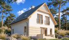 Projekt domu LK&1053 - parterowy z poddaszem dom o powierzchni 118,48 m², dach dwuspadowy - ujęcie 2