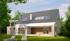 Projekt domu LK&1044 - parterowy z poddaszem dom o powierzchni 212,79 m², dach dwuspadowy - ujęcie 4