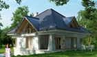 Projekt domu LK&1042 - parterowy z poddaszem dom o powierzchni 202,55 m², dach kopertowy - ujęcie 4