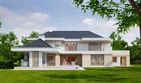 Projekt domu LK&1041 - z pełnym piętrem dom o powierzchni 335,03 m², dach kopertowy - ujęcie 2