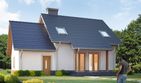 Projekt domu LK&1027 - parterowy z poddaszem dom o powierzchni 98,04 m², dach dwuspadowy - ujęcie 3