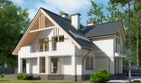 Projekt domu LK&1010 - parterowy z poddaszem dom o powierzchni 157,09 m², dach dwuspadowy - ujęcie 2