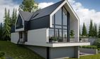 Projekt domu LK&1706 - parterowy z poddaszem dom o powierzchni 167,42 m², dach dwuspadowy - ujęcie 2