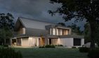 Projekt domu LK&1688 - parterowy z poddaszem dom o powierzchni 247,66 m², dach dwuspadowy, koszt budowy 777 000 zł - ujęcie frontu