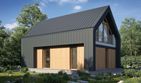 Projekt domu LK&1615 - parterowy z poddaszem dom o powierzchni 72,55 m², dach dwuspadowy - ujęcie 3