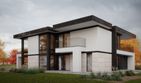 Projekt domu LK&1570 - z pełnym piętrem dom o powierzchni 281,19 m², dach kopertowy - ujęcie 3