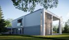 Projekt domu LK&1561 - z pełnym piętrem dom o powierzchni 284,34 m², dach płaski - ujęcie 4