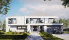 Projekt domu LK&1556 - z pełnym piętrem dom o powierzchni 377,15 m², dach kopertowy - ujęcie 3