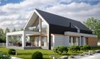 Projekt domu LK&1553 - parterowy z poddaszem dom o powierzchni 230,30 m², dach dwuspadowy - ujęcie 3