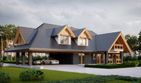 Projekt domu LK&1546 - parterowy z poddaszem dom o powierzchni 295,23 m², dach wielospadowy - ujęcie 3