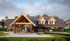 Projekt domu LK&1546 - parterowy z poddaszem dom o powierzchni 295,23 m², dach wielospadowy - ujęcie 4