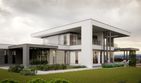 Projekt domu LK&1543 - z pełnym piętrem dom o powierzchni 260,96 m², dach płaski - ujęcie 2