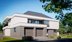 Projekt domu LK&1539 - z pełnym piętrem dom o powierzchni 299,21 m², dach kopertowy - ujęcie 2