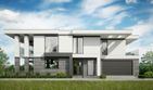 Projekt domu LK&1525 - z pełnym piętrem dom o powierzchni 216,28 m², dach płaski - ujęcie 3