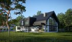 Projekt domu LK&1509 - parterowy z poddaszem dom o powierzchni 192,43 m², dach dwuspadowy - ujęcie 4