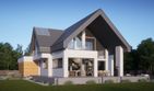 Projekt domu LK&1475 - parterowy z poddaszem dom o powierzchni 185,80 m², dach dwuspadowy - ujęcie 2