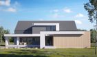 Projekt domu LK&1473 - parterowy z poddaszem dom o powierzchni 194,94 m², dach dwuspadowy - ujęcie 4