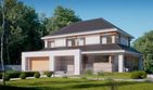 Projekt domu LK&1471 - z pełnym piętrem dom o powierzchni 192,95 m², dach kopertowy - ujęcie 2