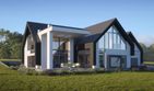 Projekt domu LK&1460 - parterowy z poddaszem dom o powierzchni 423,75 m², dach wielospadowy - ujęcie 4