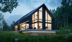 Projekt domu LK&1459 - parterowy z poddaszem dom o powierzchni 165,47 m², dach dwuspadowy - ujęcie 5