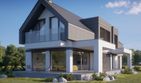 Projekt domu LK&1447 - z pełnym piętrem dom o powierzchni 235,49 m², dach dwuspadowy - ujęcie 4
