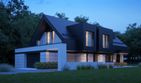 Projekt domu LK&1437 - parterowy z poddaszem dom o powierzchni 163,38 m², dach dwuspadowy - ujęcie 3