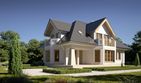 Projekt domu LK&1410 - parterowy z poddaszem dom o powierzchni 183,87 m², dach kopertowy - ujęcie 3
