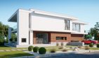 Projekt domu LK&1408 - z pełnym piętrem dom o powierzchni 284,27 m², dach płaski - ujęcie 2