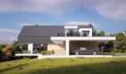 Projekt domu LK&1382 - parterowy z poddaszem dom o powierzchni 188,20 m², dach dwuspadowy - ujęcie 2