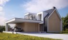 Projekt domu LK&1382 - parterowy z poddaszem dom o powierzchni 188,20 m², dach dwuspadowy - ujęcie 3