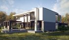 Projekt domu LK&1380 - z pełnym piętrem dom o powierzchni 326,06 m², dach płaski - ujęcie 4