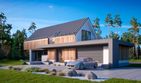 Projekt domu LK&1373 - parterowy z poddaszem dom o powierzchni 139,72 m², dach dwuspadowy - ujęcie 3