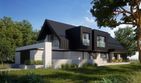 Projekt domu LK&1352 - parterowy z poddaszem dom o powierzchni 197,36 m², dach dwuspadowy - ujęcie 2