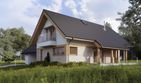 Projekt domu LK&1351 - parterowy z poddaszem dom o powierzchni 158,05 m², dach dwuspadowy - ujęcie 3
