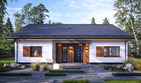 Projekt domu Luna - parterowy dom o powierzchni 130,51 m², dach dwuspadowy - ujęcie 6