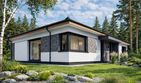 Projekt domu Altair - parterowy dom o powierzchni 142,28 m², dach kopertowy - ujęcie 3