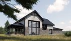 Projekt domu FarmHouse One plus - parterowy z poddaszem dom o powierzchni 216,16 m², dach dwuspadowy - ujęcie 4