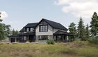 Projekt domu FarmHouse One plus - parterowy z poddaszem dom o powierzchni 216,16 m², dach dwuspadowy - ujęcie 8