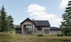 Projekt domu FarmHouse One plus - parterowy z poddaszem dom o powierzchni 216,16 m², dach dwuspadowy - ujęcie 16