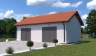 Projekt garażu Planujdom GŻ46 - parterowy dom o powierzchni 64,48 m², dach dwuspadowy - ujęcie 2